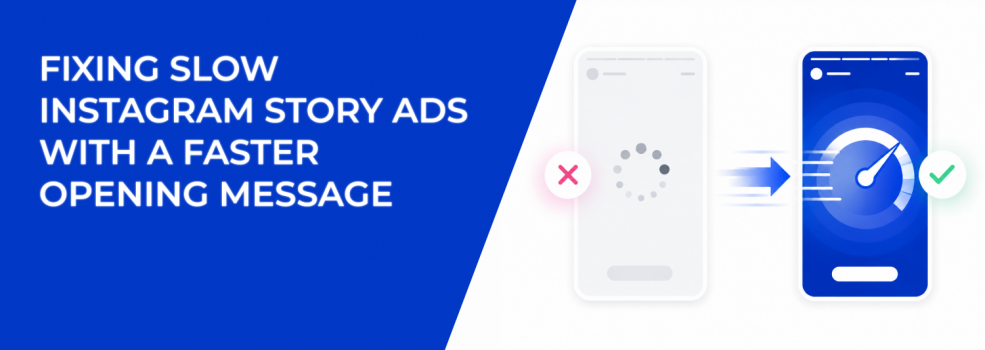Fixing Slow Instagram Story Ads With a Faster Opening Message