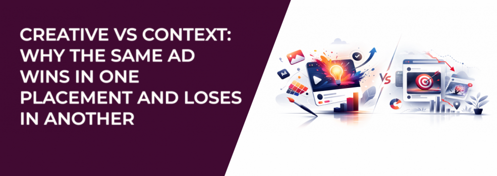 Creative vs Context: Why the Same Ad Wins in One Placement and Loses in Another