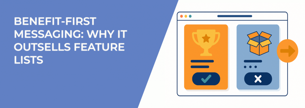 Benefit-First Messaging: Why It Outsells Feature Lists