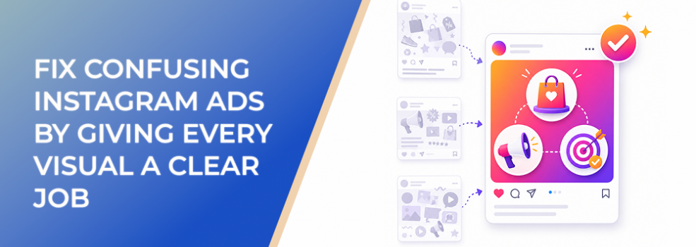 Fix Confusing Instagram Ads by Giving Every Visual a Clear Job