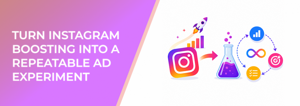 Turn Instagram Boosting Into a Repeatable Ad Experiment