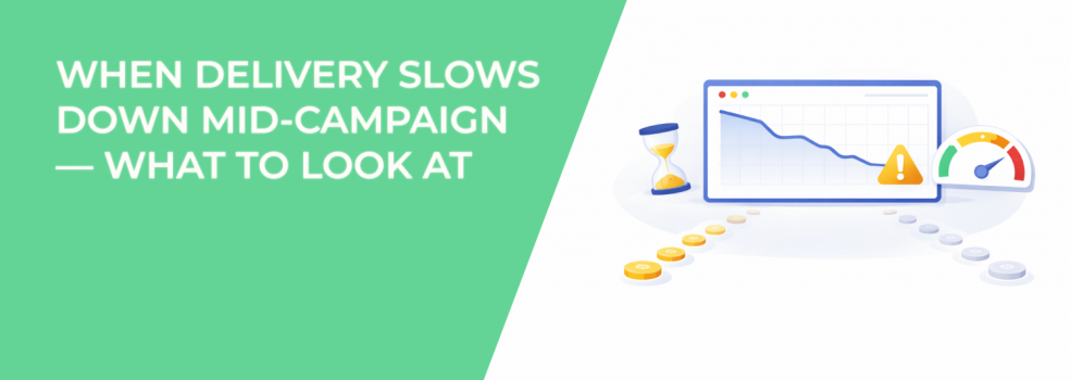 When Delivery Slows Down Mid-Campaign — What to Look At