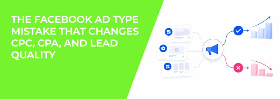 The Facebook Ad Type Mistake That Changes CPC, CPA, and Lead Quality