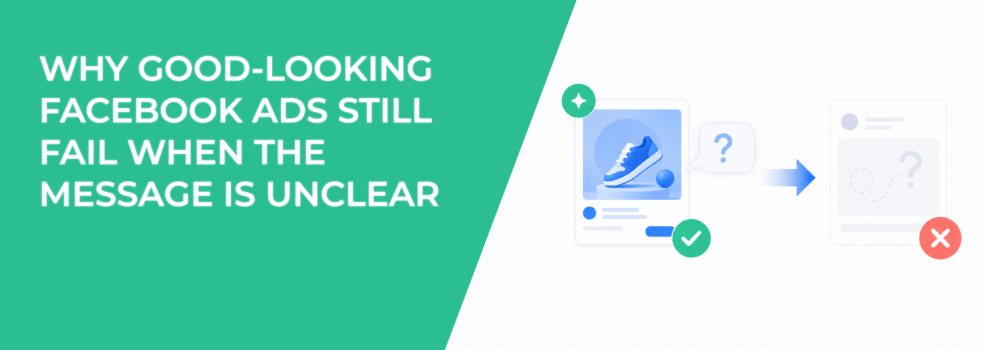 Why Good-Looking Facebook Ads Still Fail When The Message Is Unclear