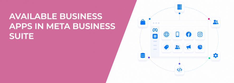 Available Business Apps in Meta Business Suite
