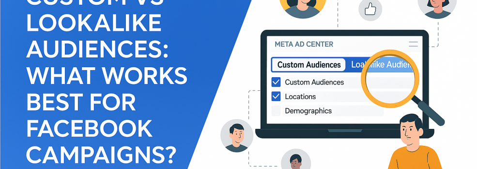 Custom vs Lookalike Audiences: What Works Best for Facebook Campaigns?