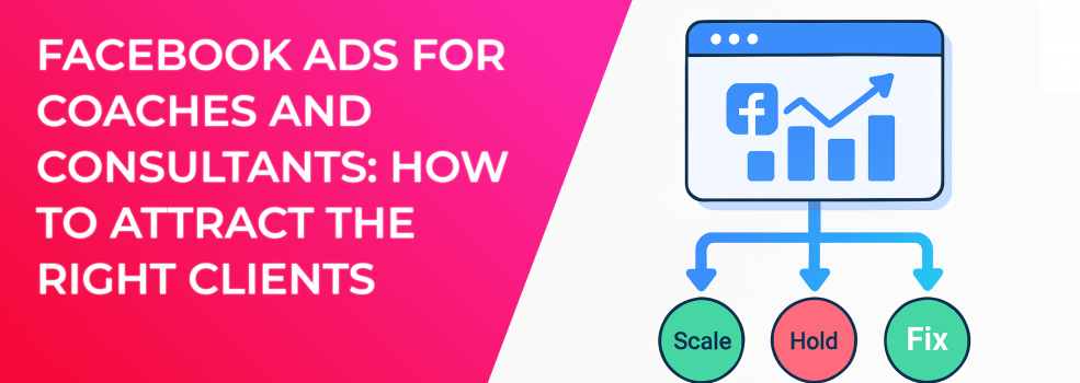 Facebook Ads for Coaches and Consultants: How to Attract the Right Clients