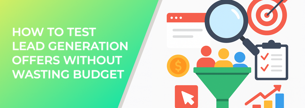 How to Test Lead Generation Offers Without Wasting Budget