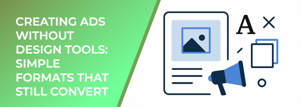 Creating Ads Without Design Tools: Simple Formats That Still Convert