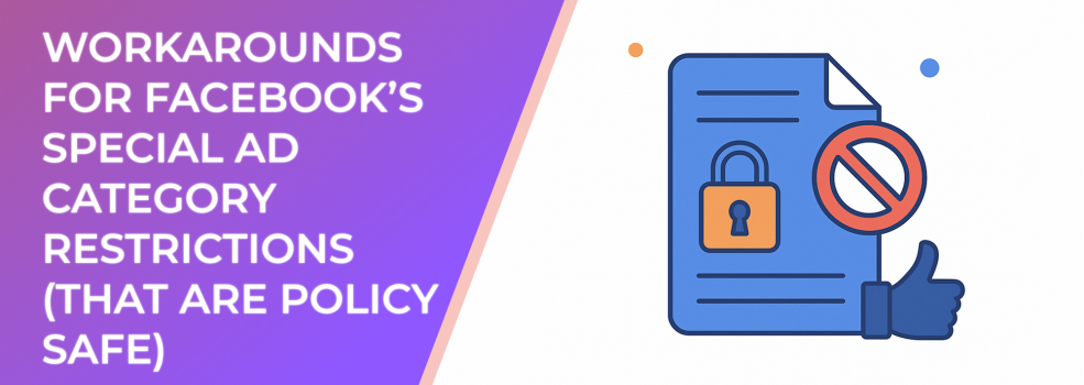 Workarounds for Facebook’s Special Ad Category Restrictions (That Are Policy Safe)