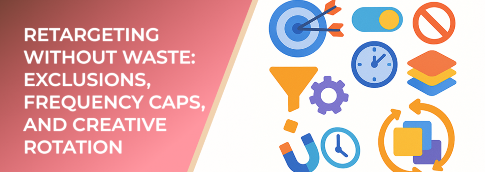Retargeting Without Waste: Exclusions, Frequency Caps, and Creative Rotation