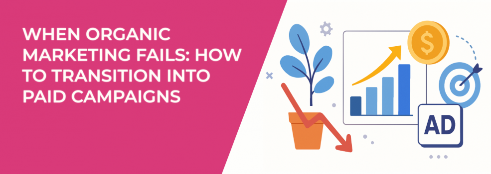 When Organic Marketing Fails: How to Transition Into Paid Campaigns