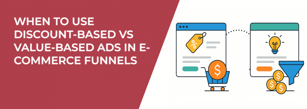 When to Use Discount-Based vs Value-Based Ads in E-Commerce Funnels