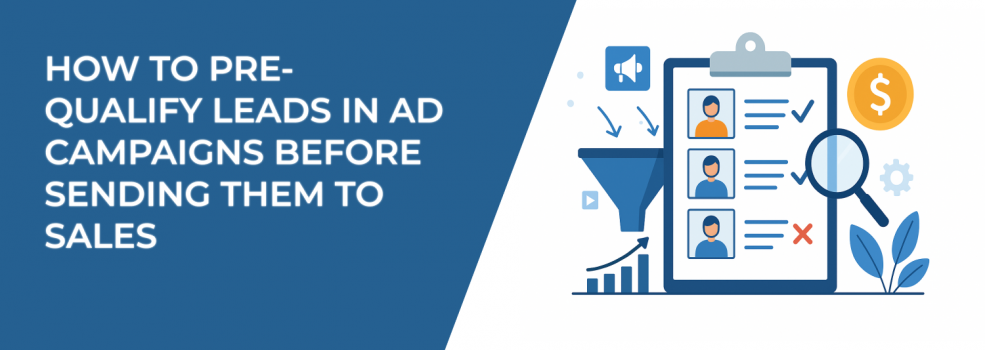How to Pre-Qualify Leads in Ad Campaigns Before Sending Them to Sales